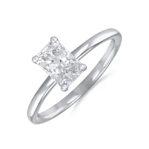 0-35ct Sofia Radiant Cut Diamond Solitaire Engagement Ring | Platinum