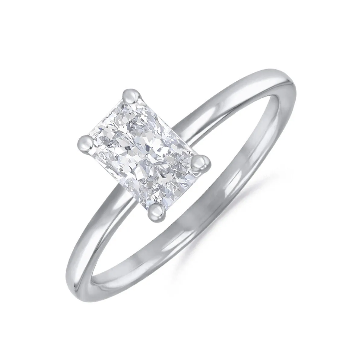 0-35ct Sofia Radiant Cut Diamond Solitaire Engagement Ring | Platinum
