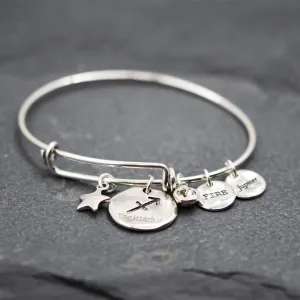 Adjustable Sagittarius Bangle
