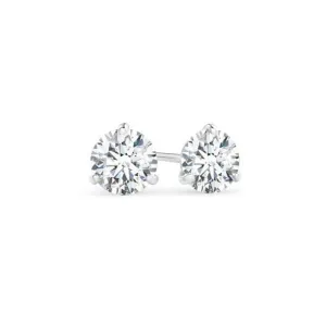 AF Jewelers, 1.40 carats, Diamond Studs Earrings, White Gold