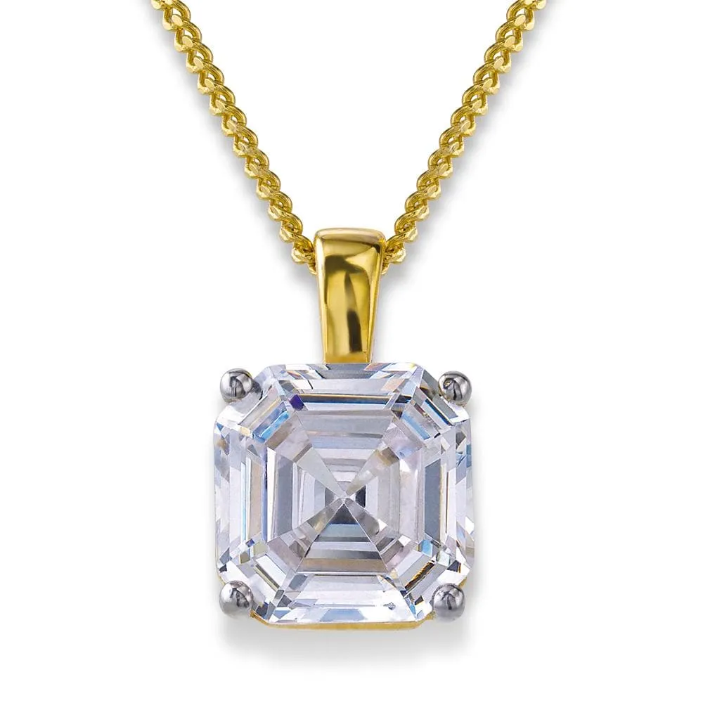 Asscher Cut Pendant