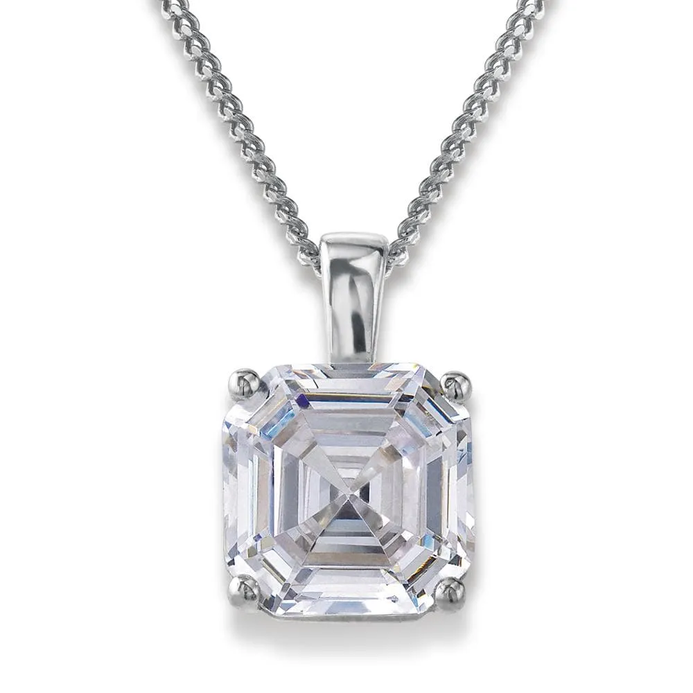 Asscher Cut Pendant