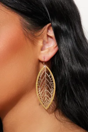 Beleaf Me Earrings - Gold