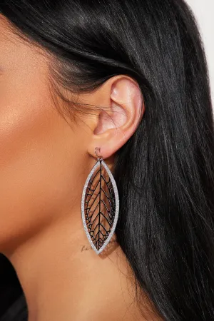 Beleaf Me Earrings - Silver