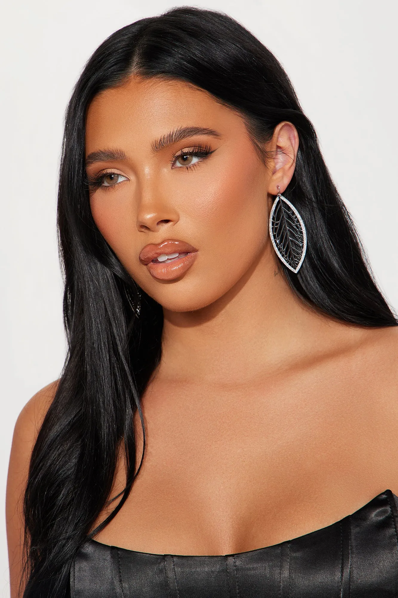 Beleaf Me Earrings - Silver
