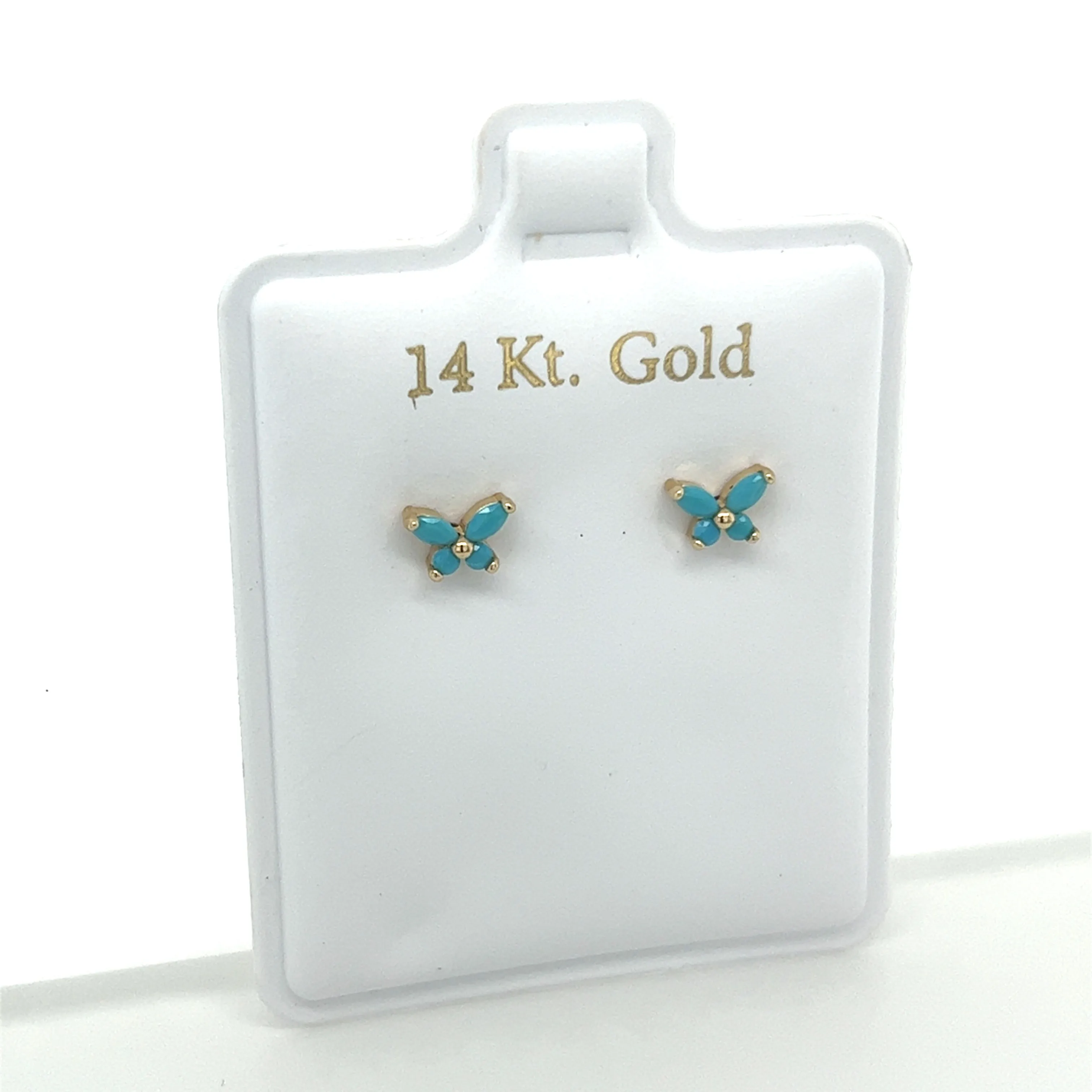 Butterfly CZ Studs