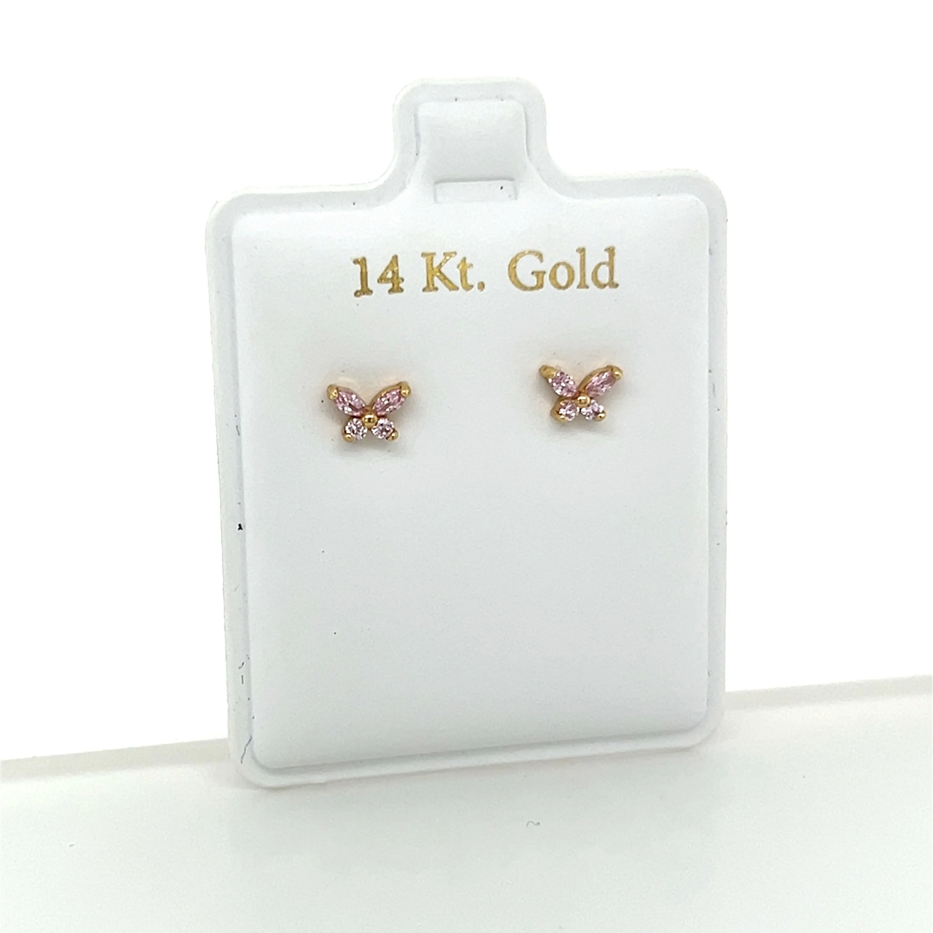 Butterfly CZ Studs