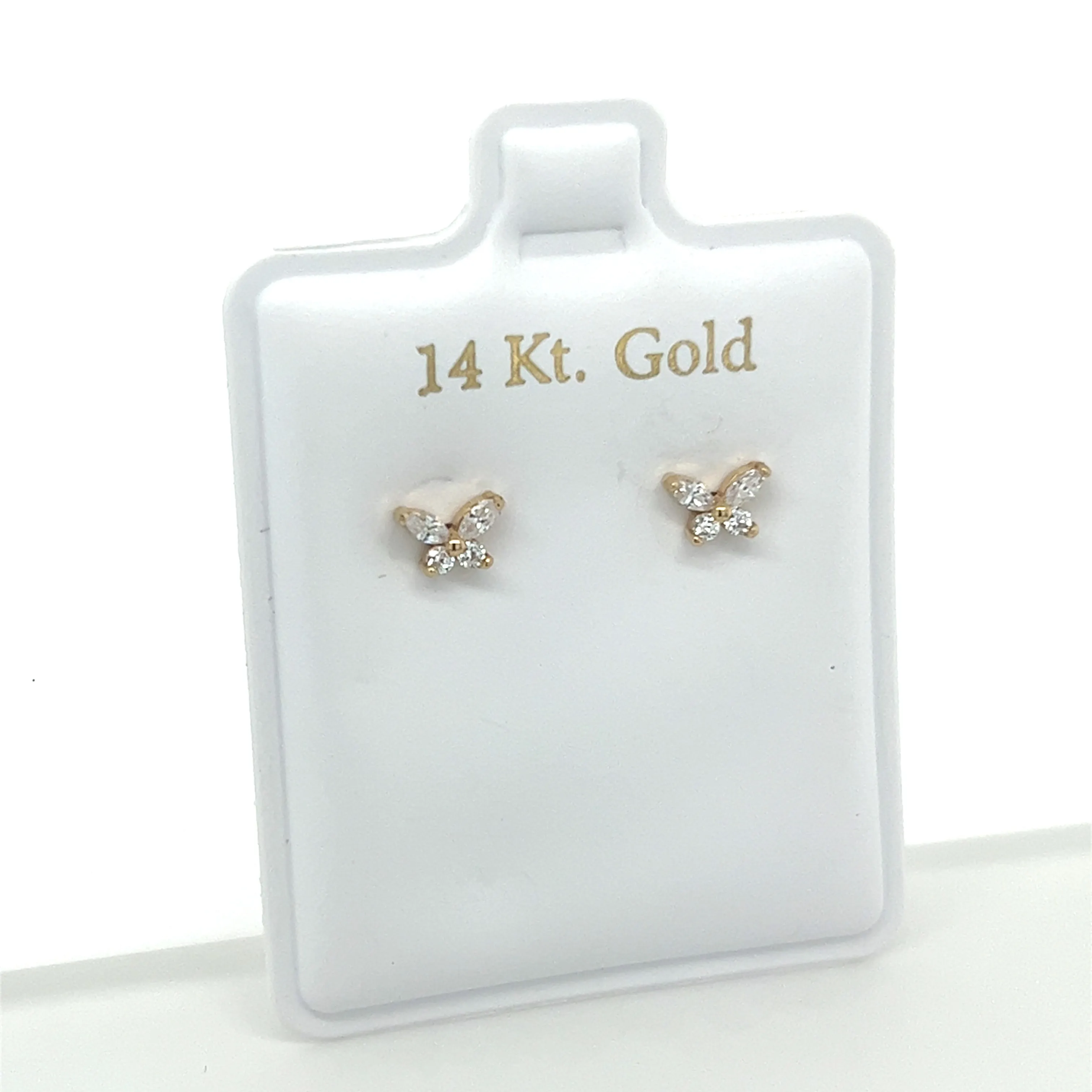 Butterfly CZ Studs