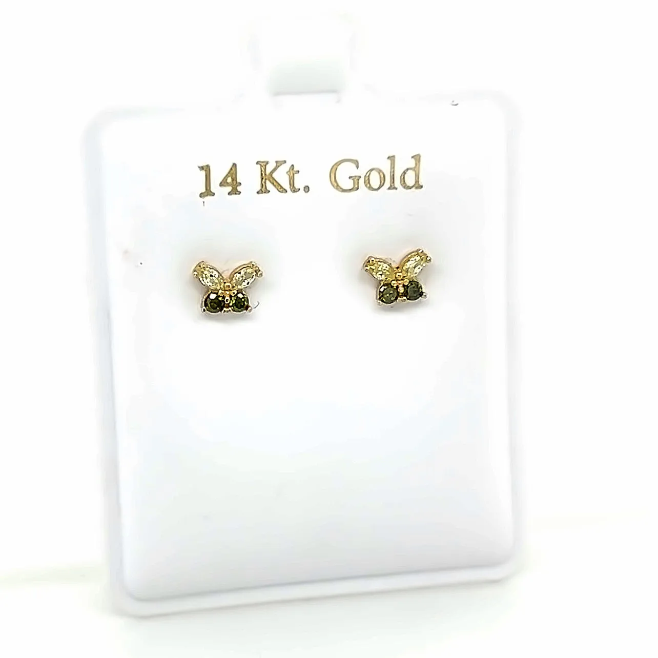 Butterfly CZ Studs