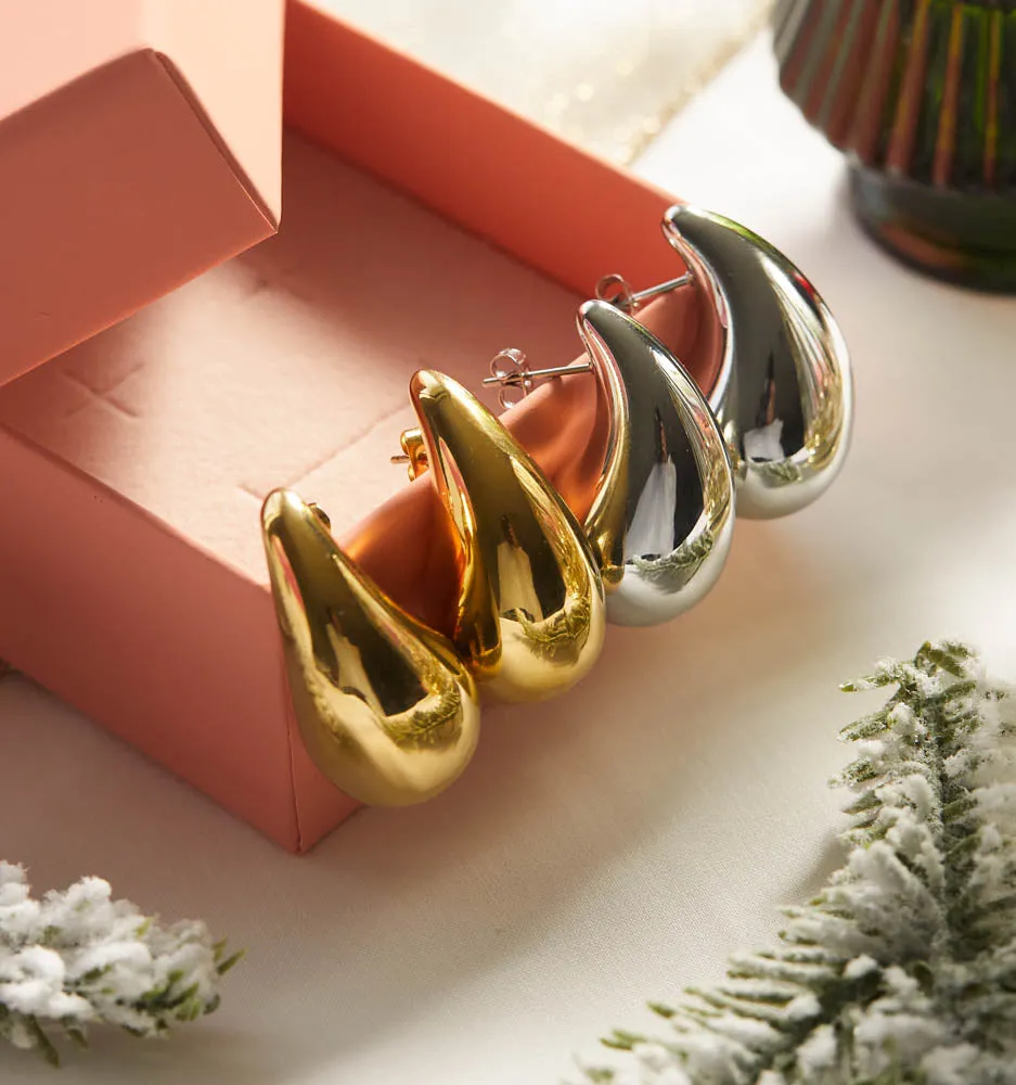 Drop Earrings - Set Of 2