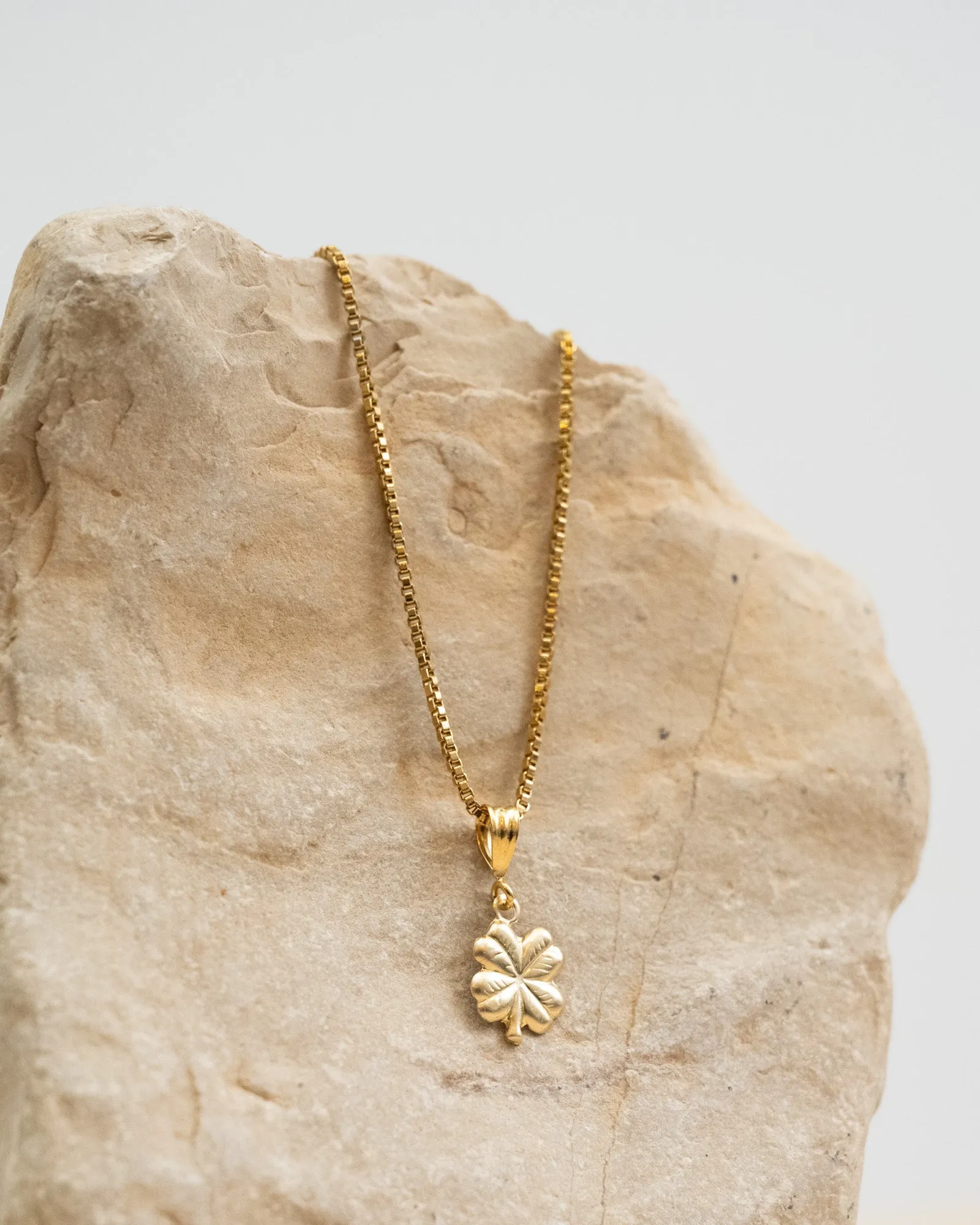 Goldfilled Necklace Charm Lucky