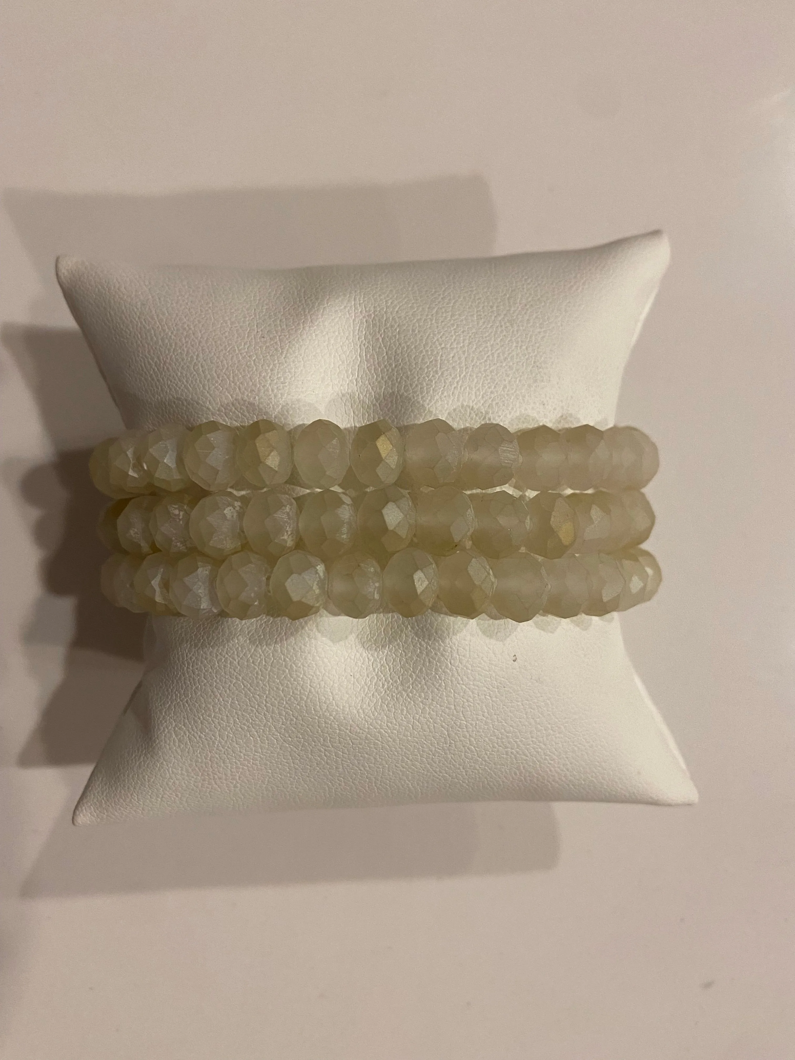 Gorgeous Small Hand Beaded Stretch Bracelets