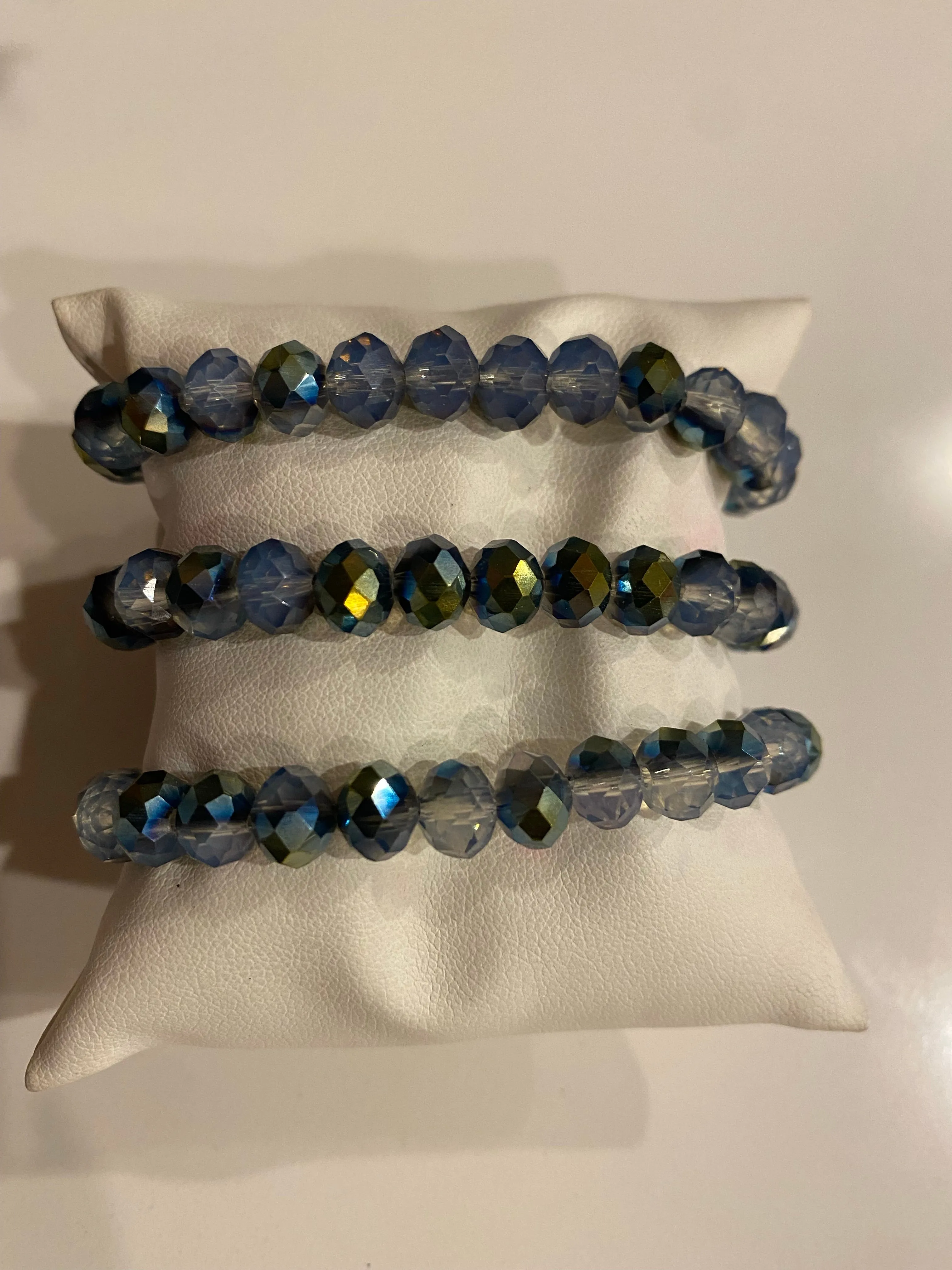 Gorgeous Small Hand Beaded Stretch Bracelets