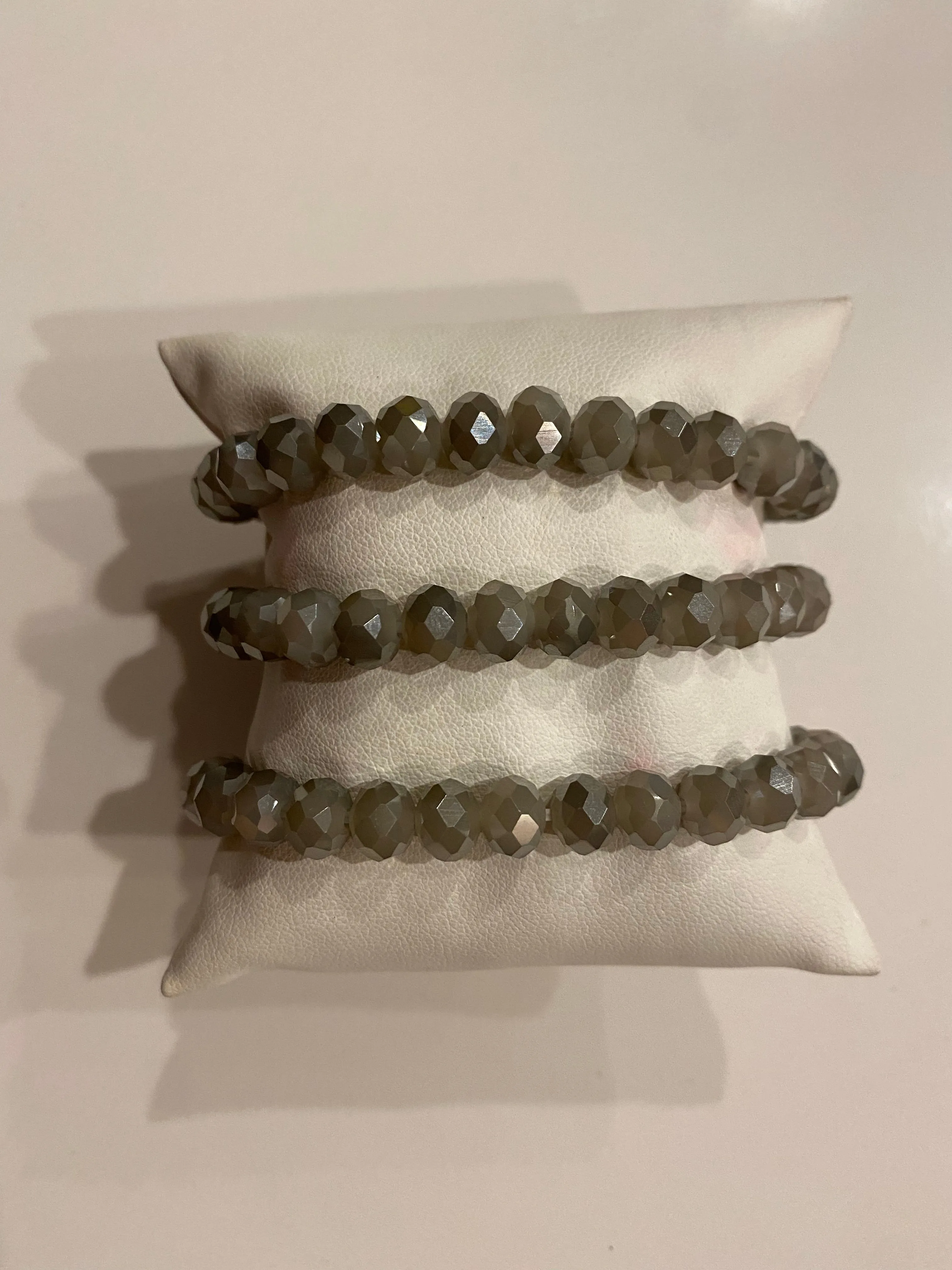 Gorgeous Small Hand Beaded Stretch Bracelets
