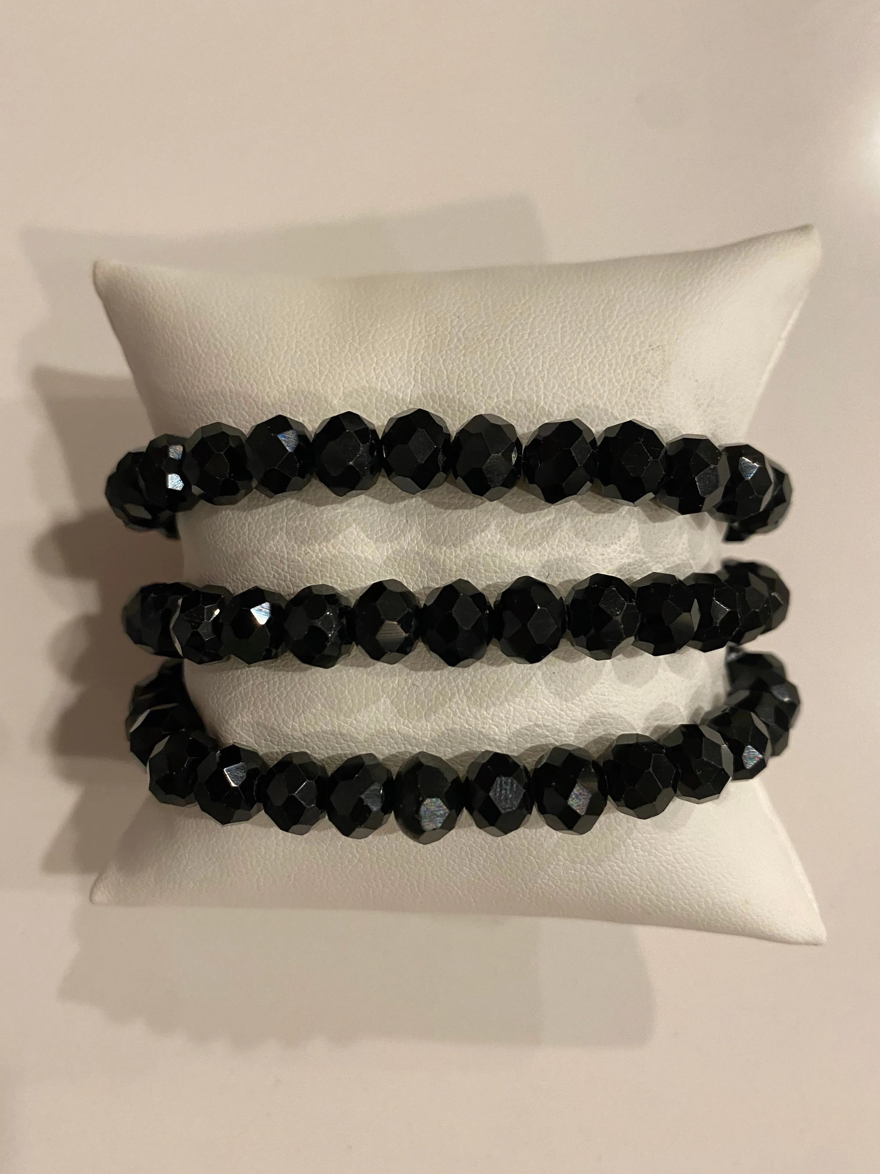 Gorgeous Small Hand Beaded Stretch Bracelets