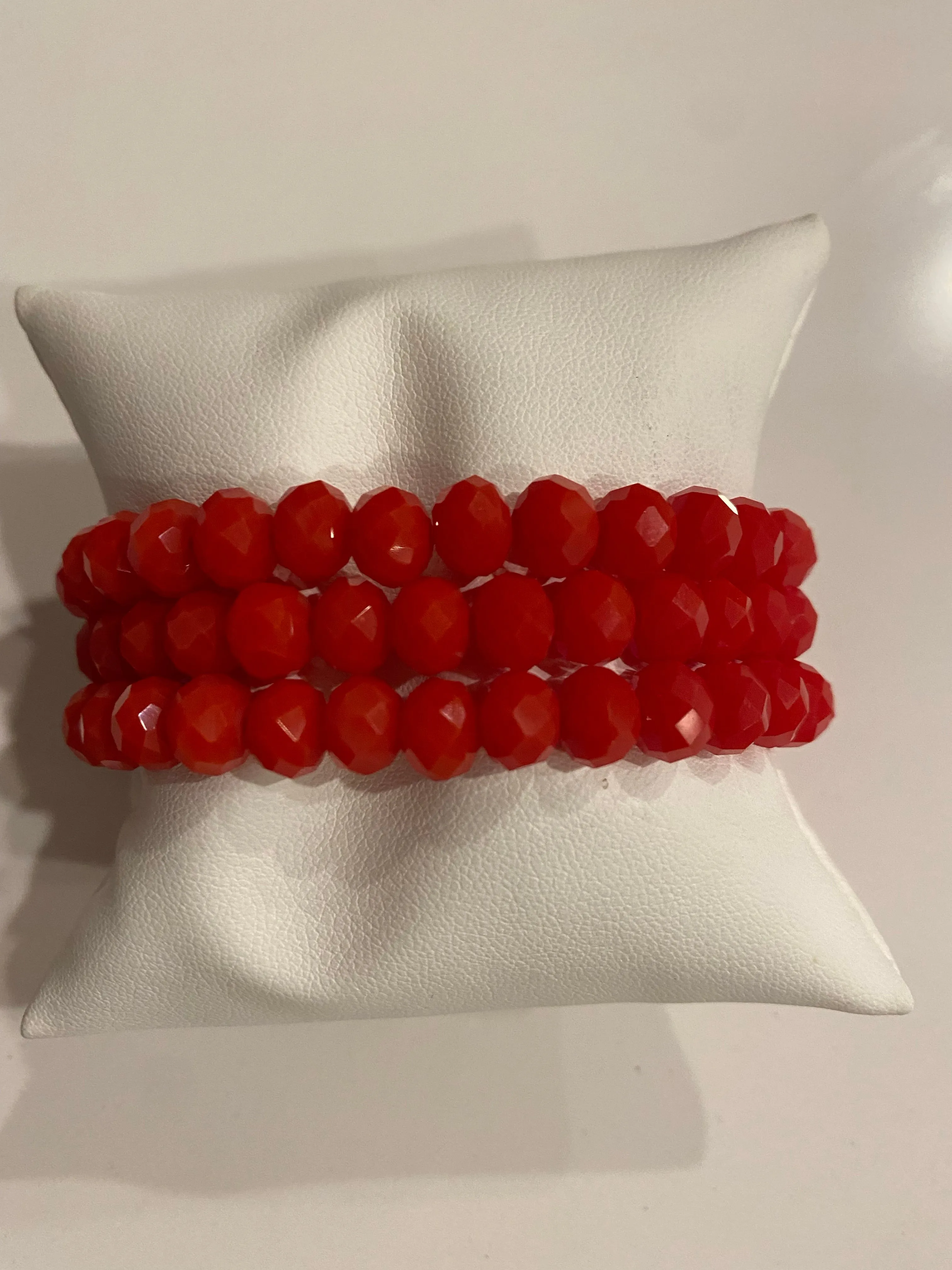 Gorgeous Small Hand Beaded Stretch Bracelets