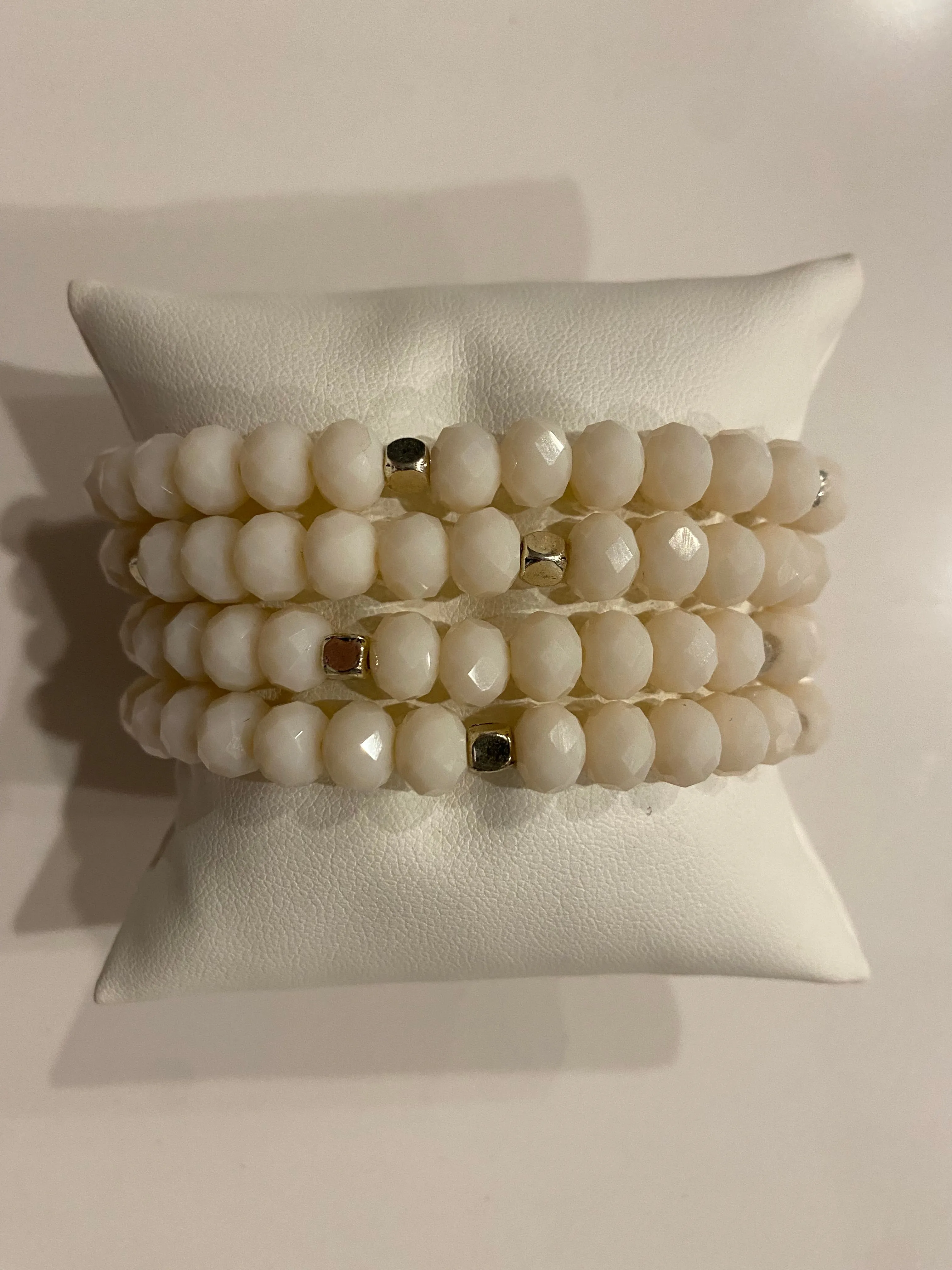 Gorgeous Small Hand Beaded Stretch Bracelets
