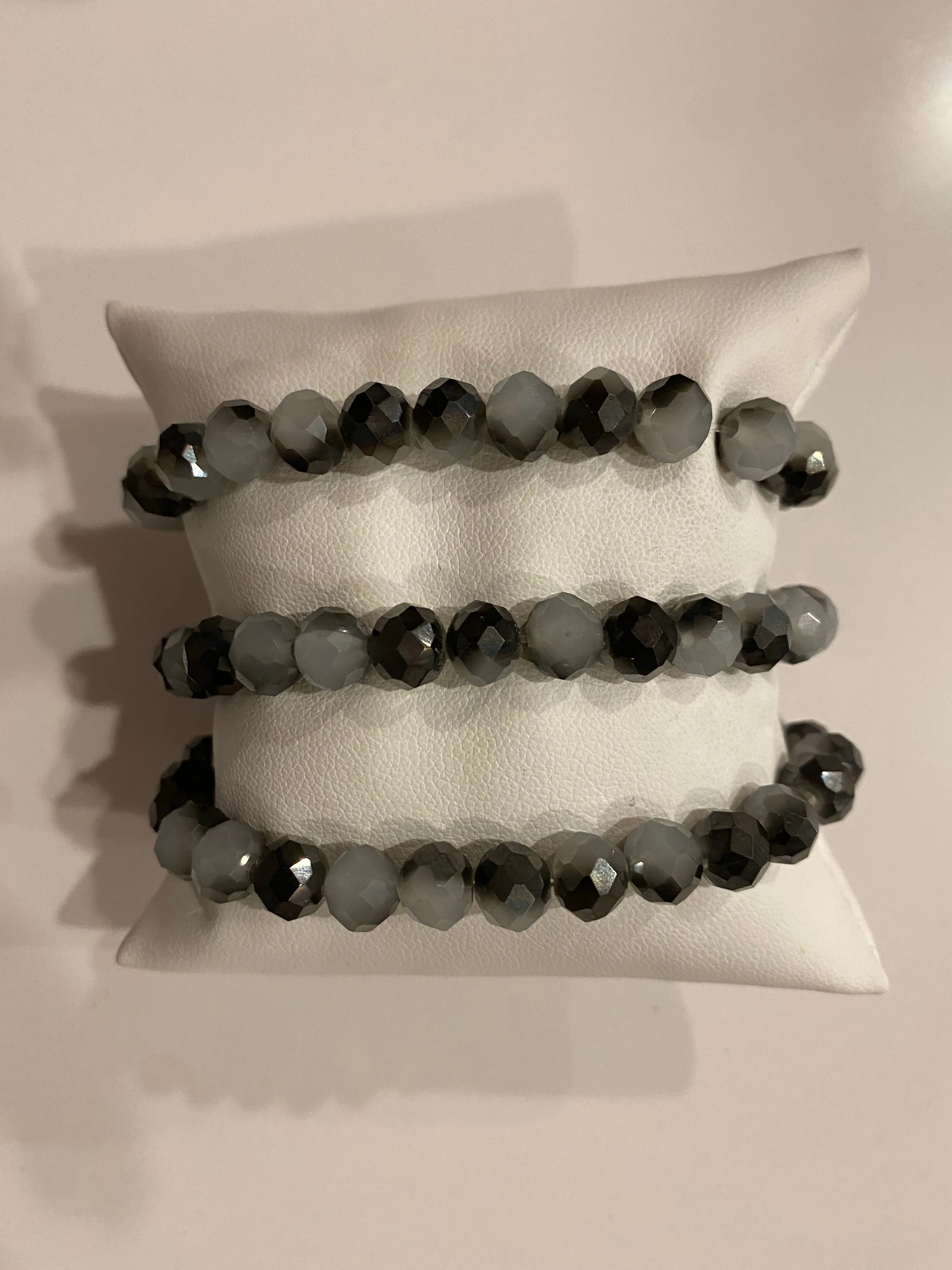 Gorgeous Small Hand Beaded Stretch Bracelets