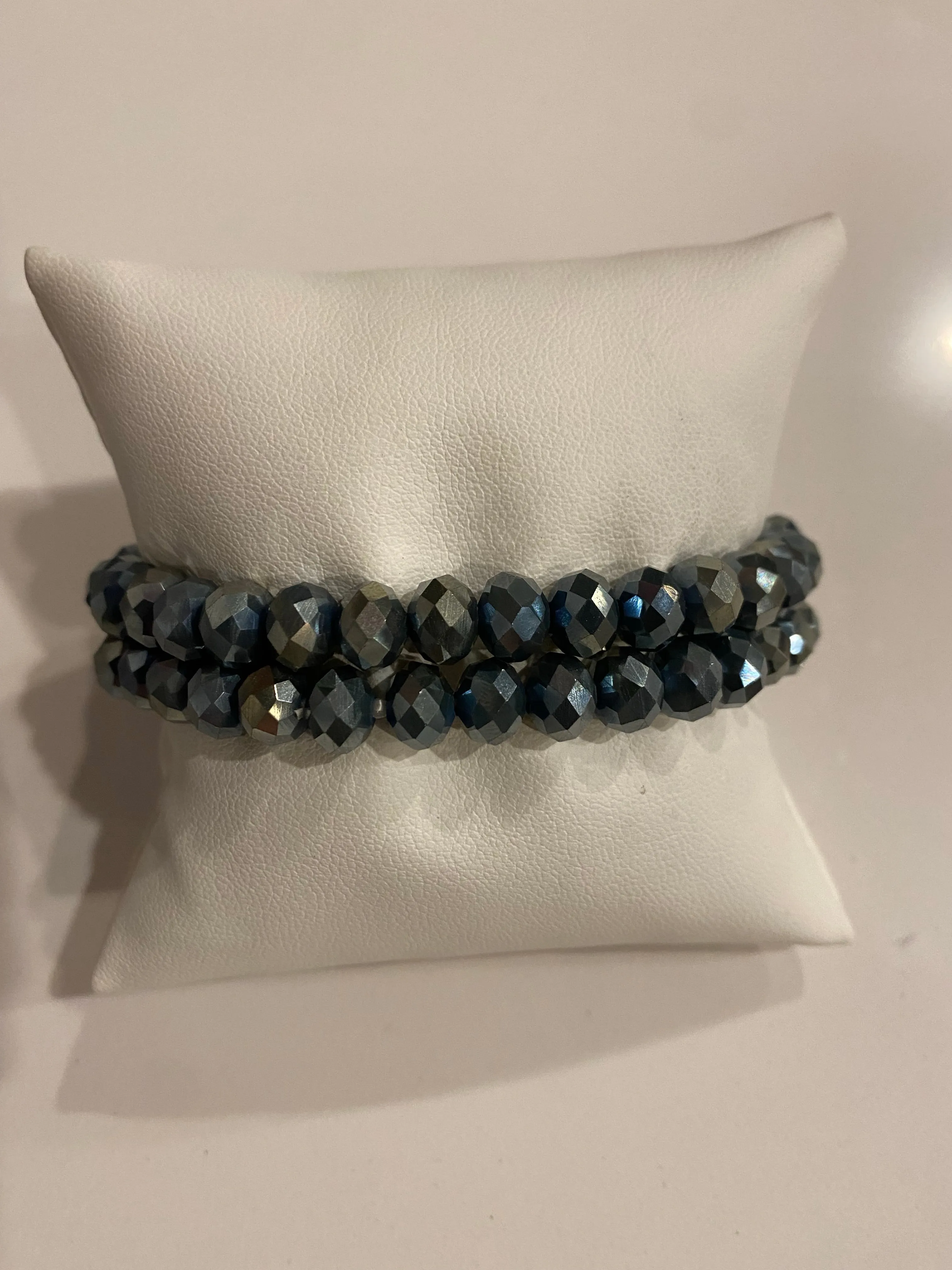 Gorgeous Small Hand Beaded Stretch Bracelets