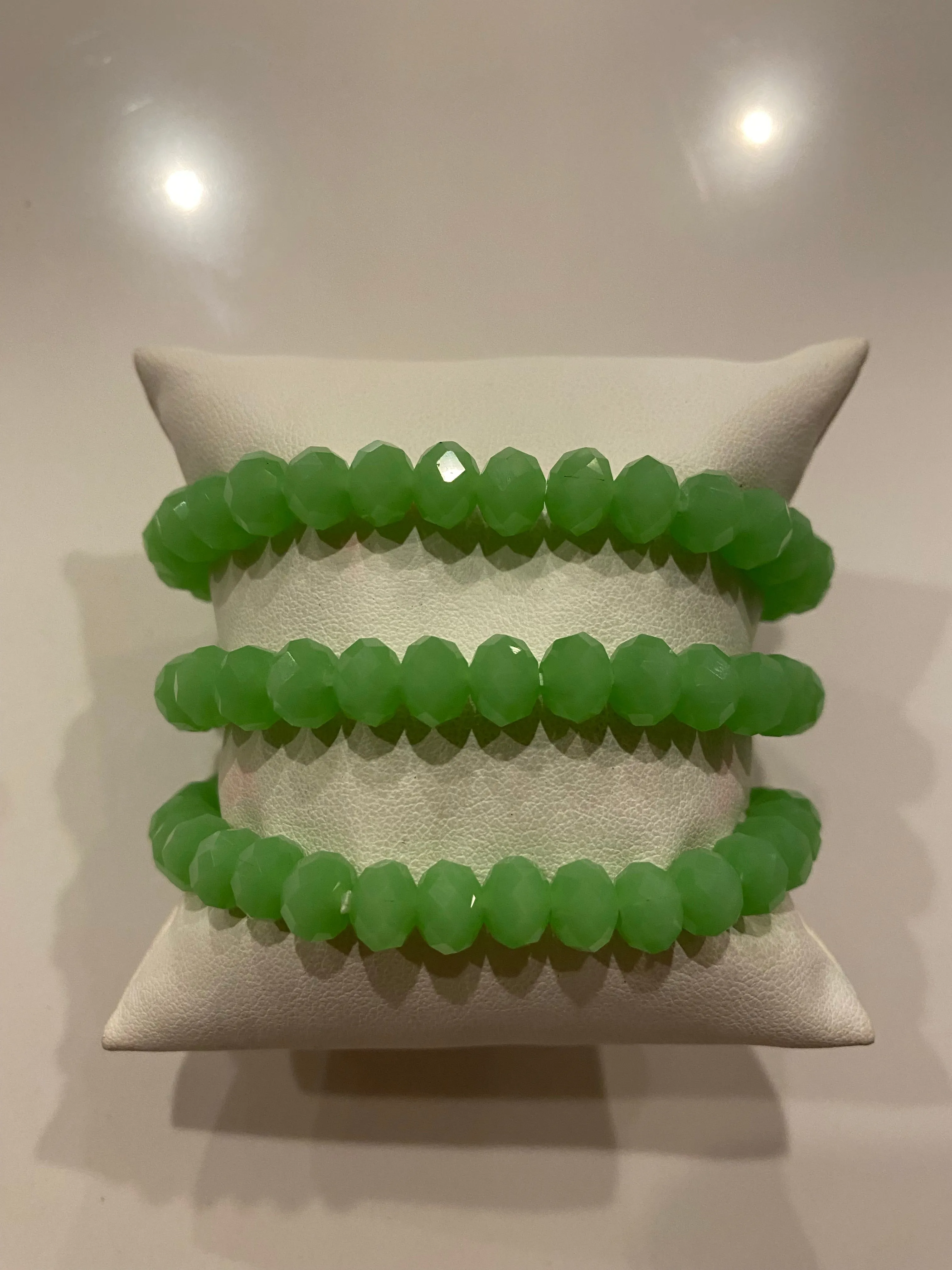 Gorgeous Small Hand Beaded Stretch Bracelets