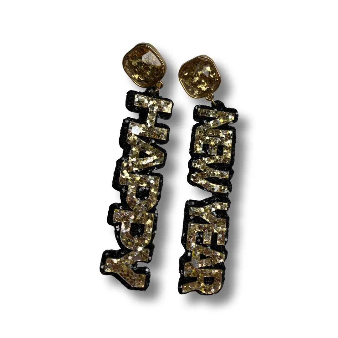 Happy New Year Earrings
