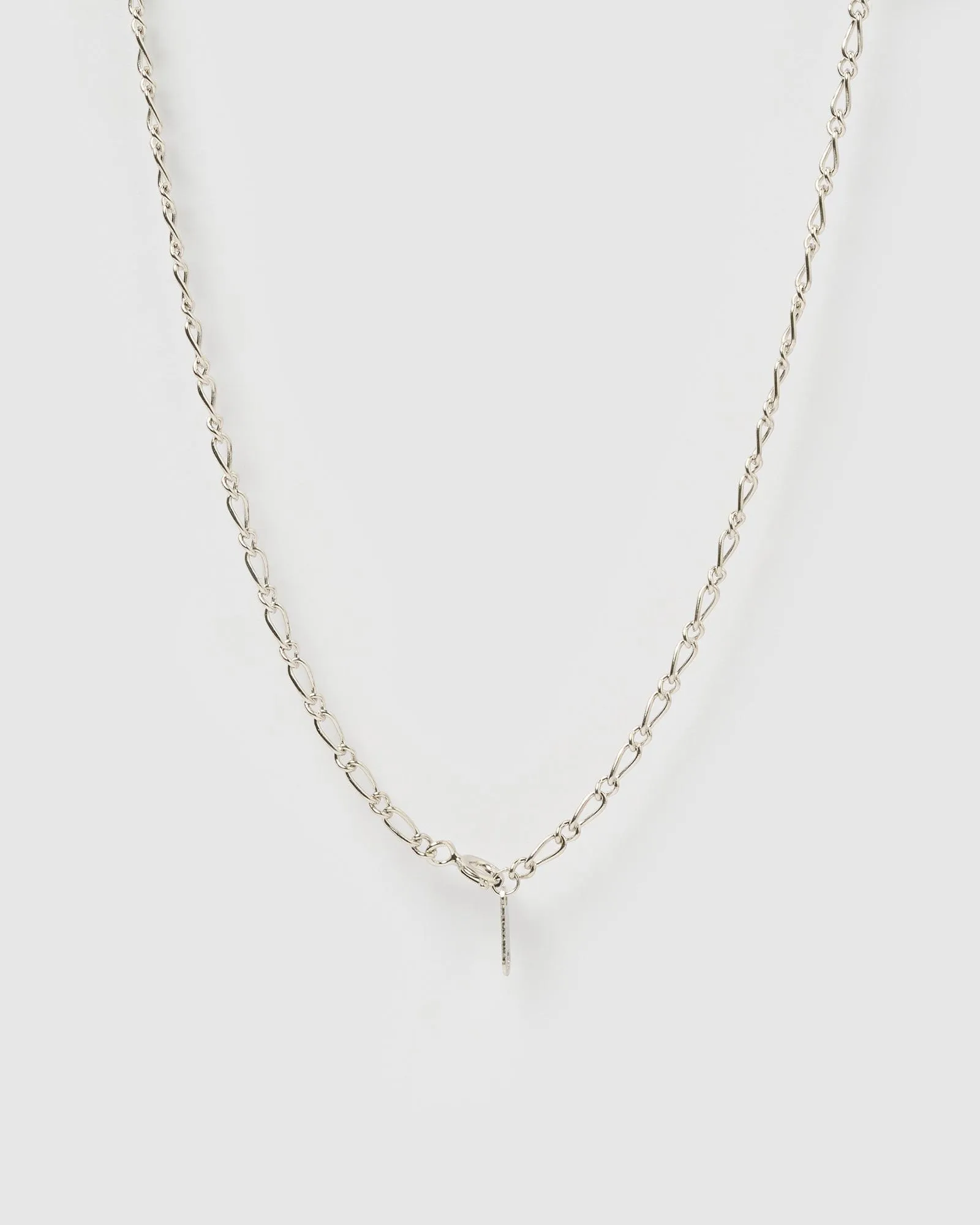 Izoa Anjelica Freshwater Pearl Necklace Silver