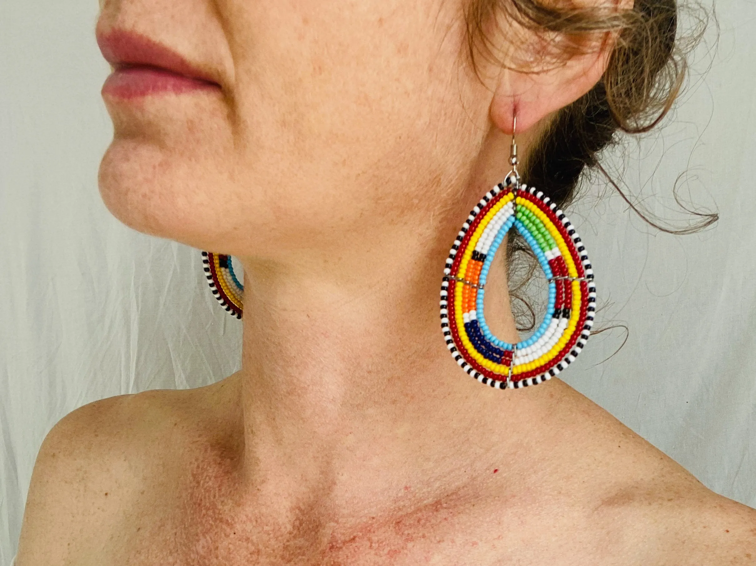 Masaai Beaded Earrings.