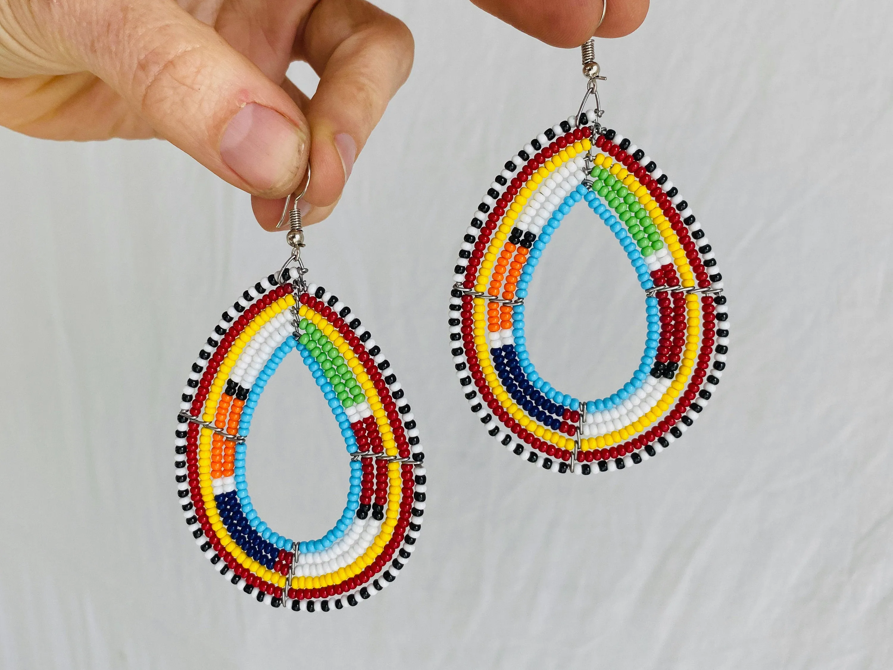 Masaai Beaded Earrings.