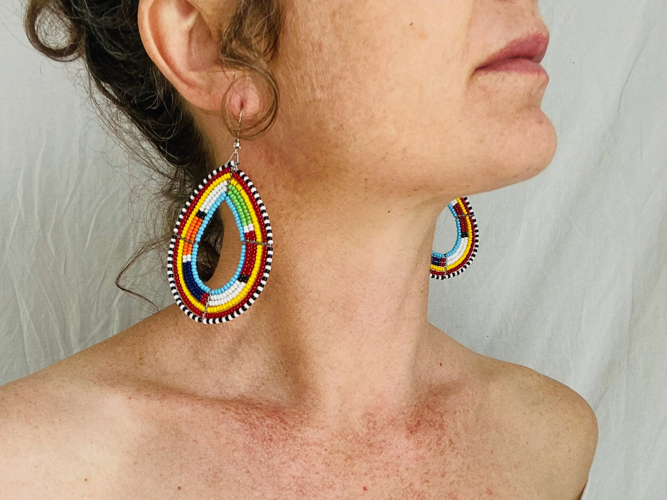 Masaai Beaded Earrings.