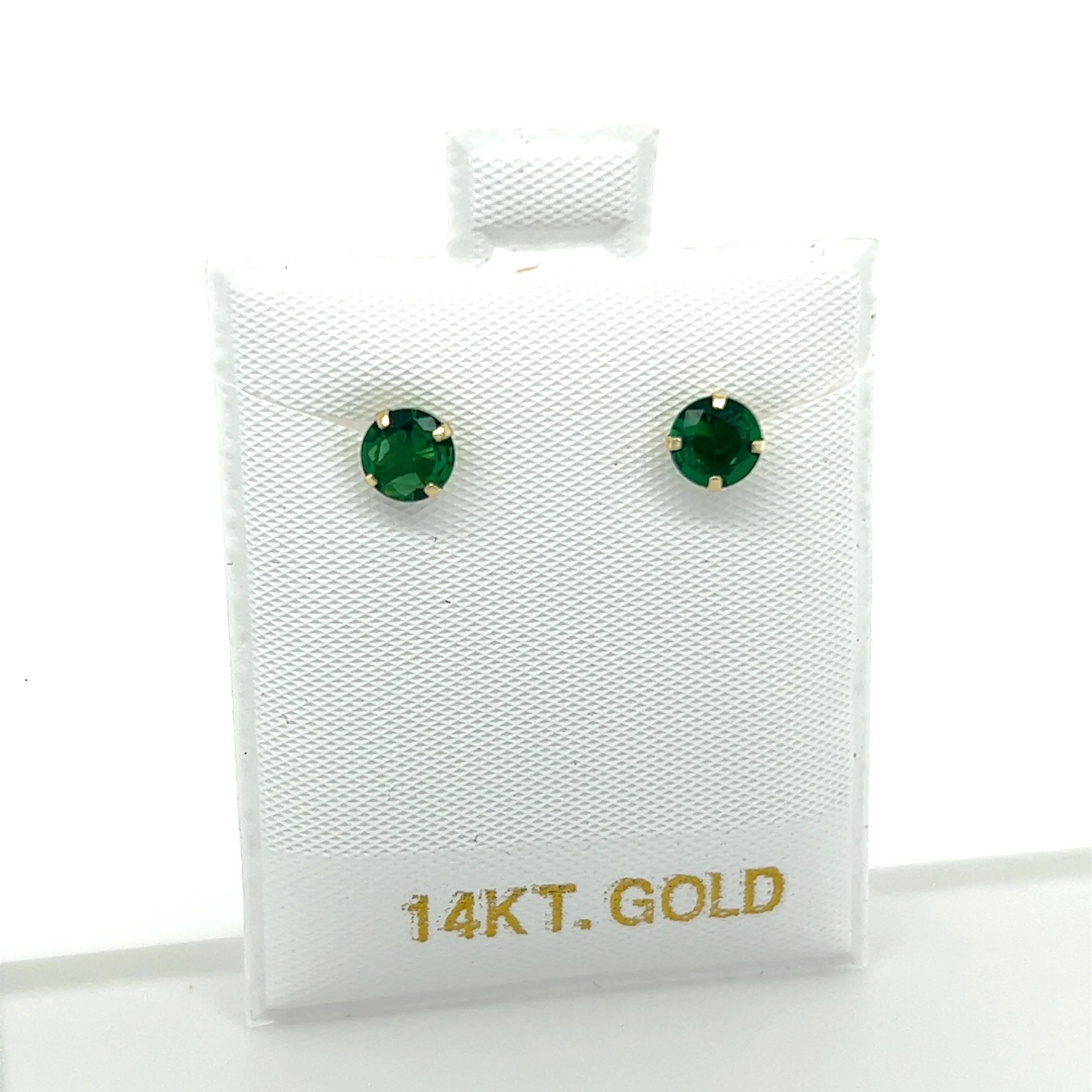 Nikki 4 Prong Round Studs (6mm)
