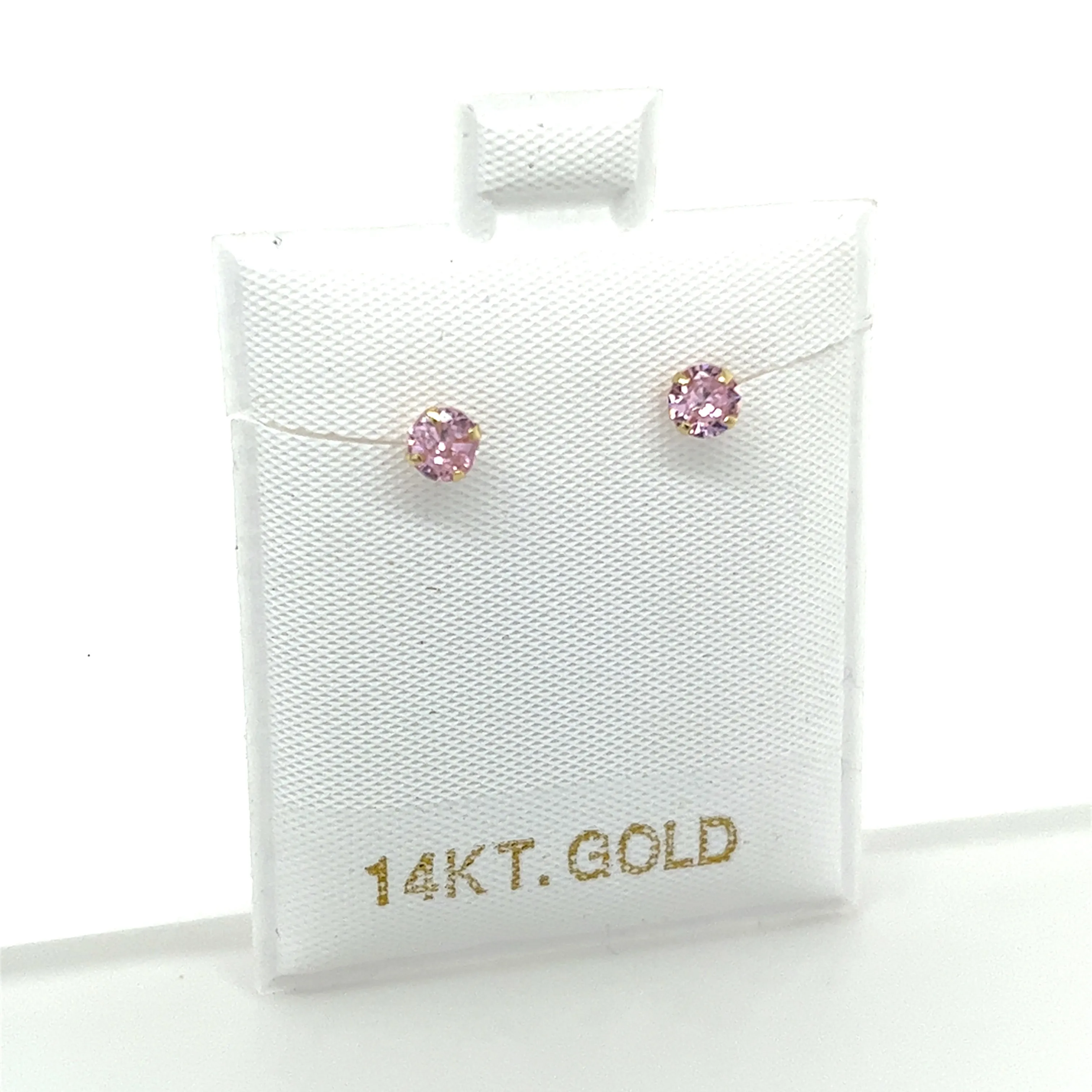 Nikki 4 Prong Round Studs (6mm)