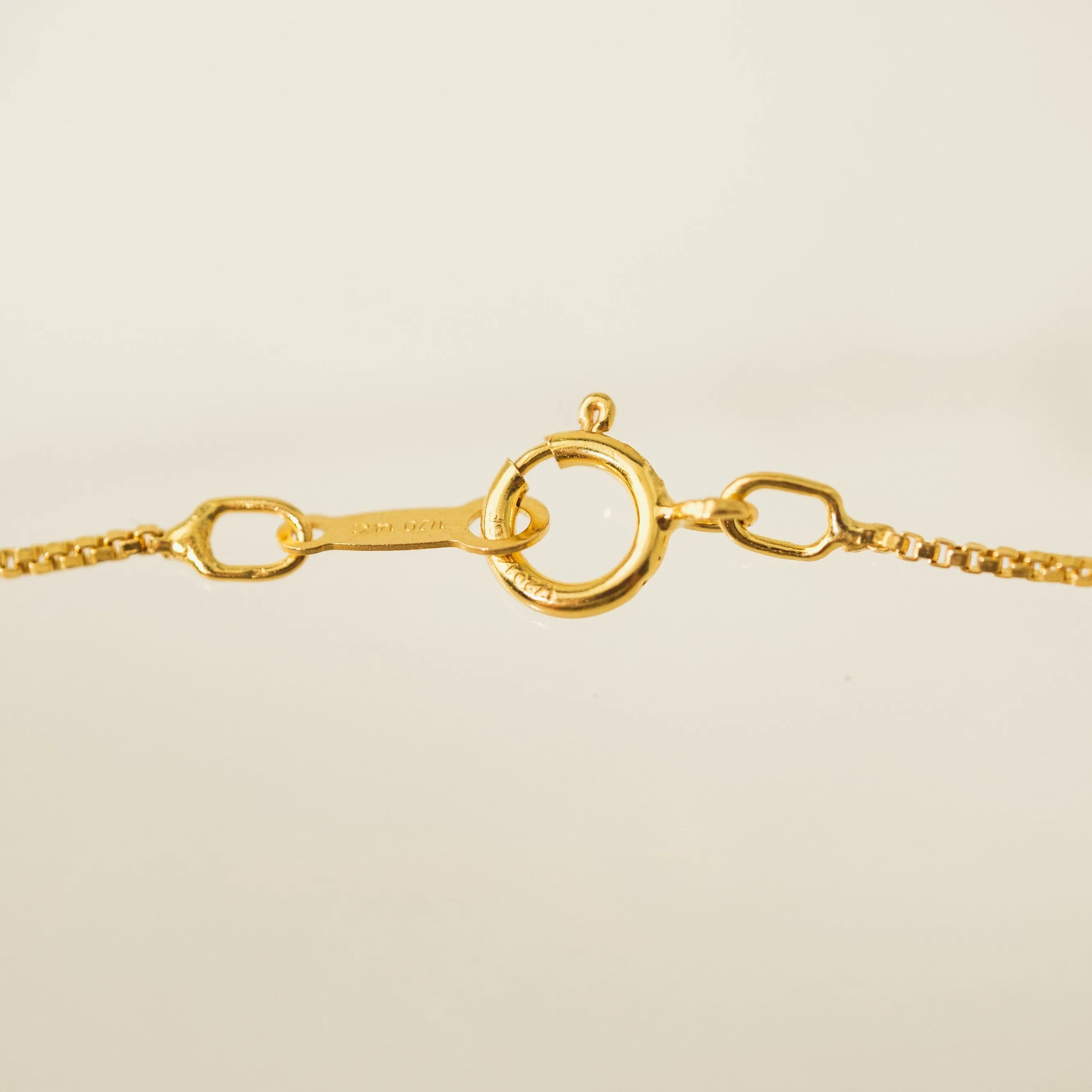 November Birthstone Gold-Filled Necklace