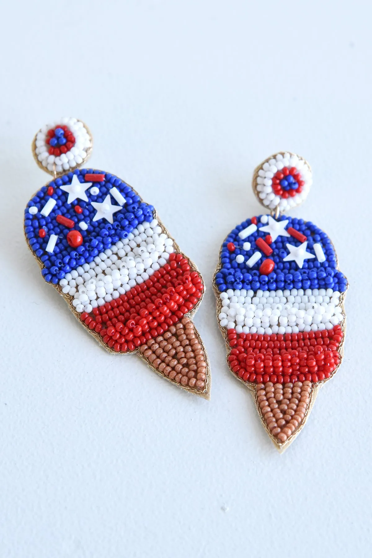 PATRIOTIC ICECREAM EARRINGS