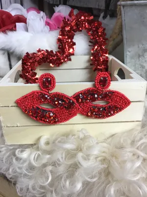 The Lip Smacking Earrings