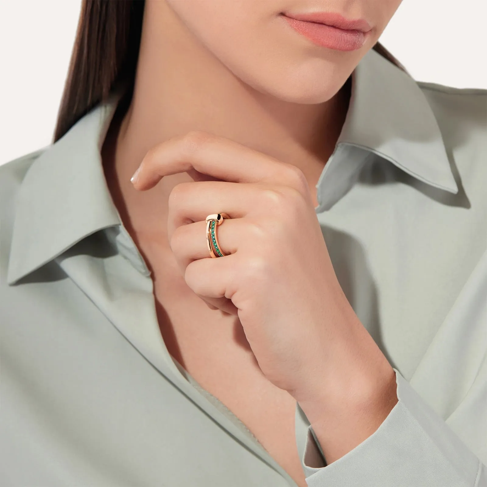 Together Ring in Emerald