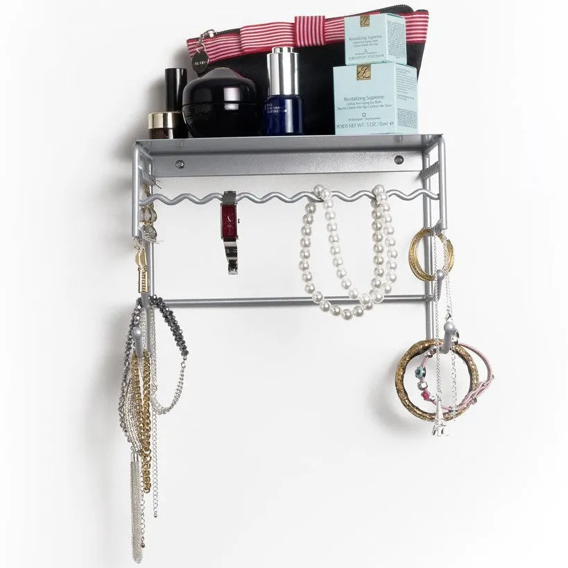 Wall Mounted Jewelry Organizer Shelf