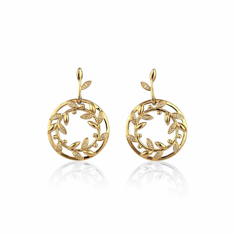 Wreath Earrings